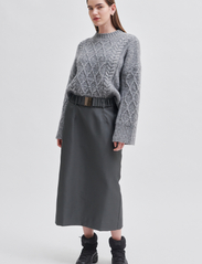 Second Female - Elegance Long Skirt - maksiseelikud - volcanic ash - 3
