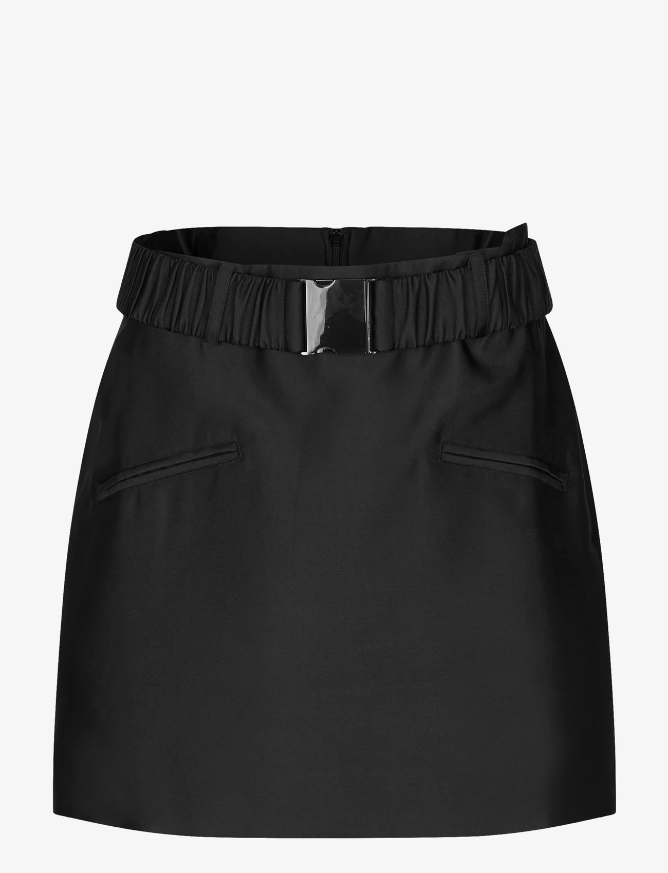 Second Female - Elegance New Skirt - kurze röcke - black - 0