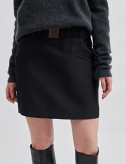 Second Female - Elegance New Skirt - kurze röcke - black - 3