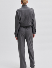 Second Female - Tradition Shirt Jacket - pavasarinės striukės - grey melange - 6