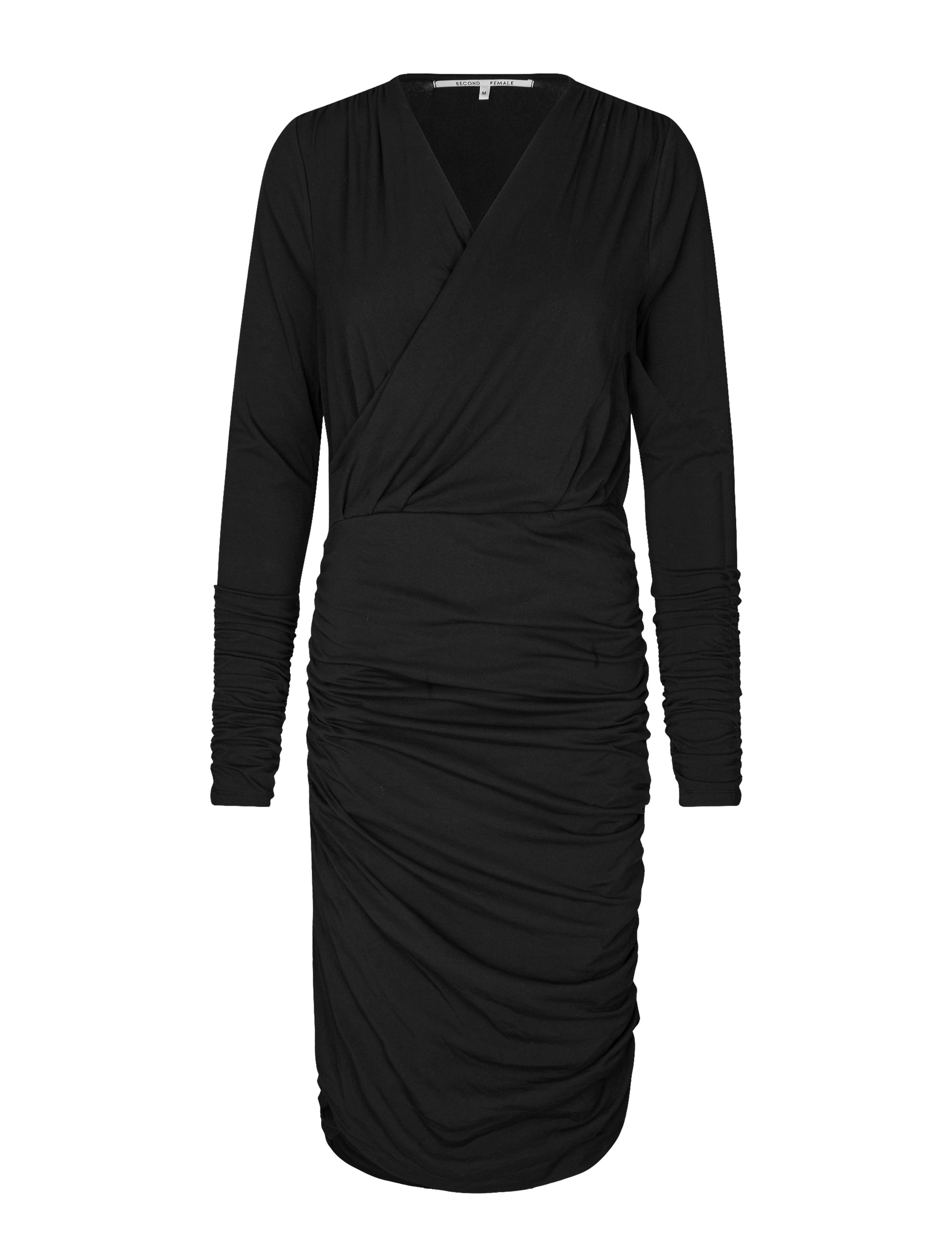 SECOND Damen Cita Kleid Schwarz - XS - Damen