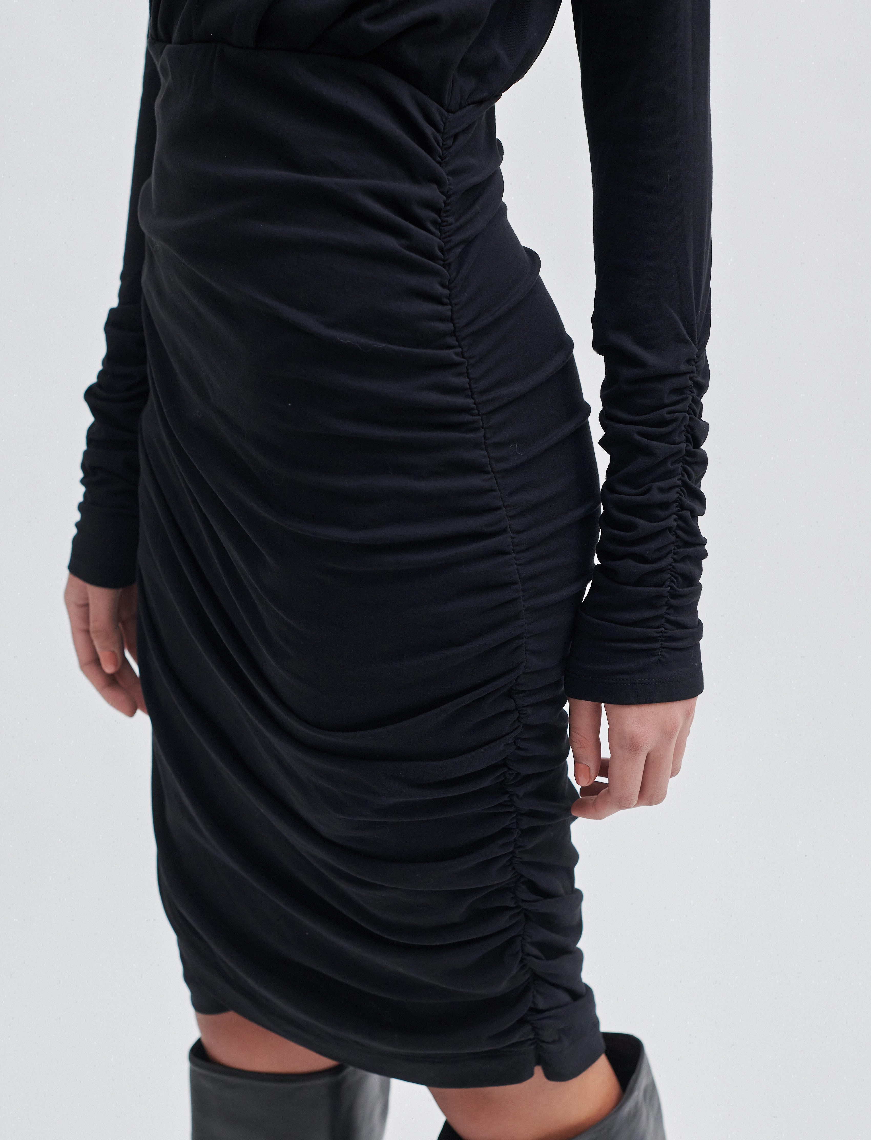 Second Female - Cita Dress - festtøj til outletpriser - black - 2