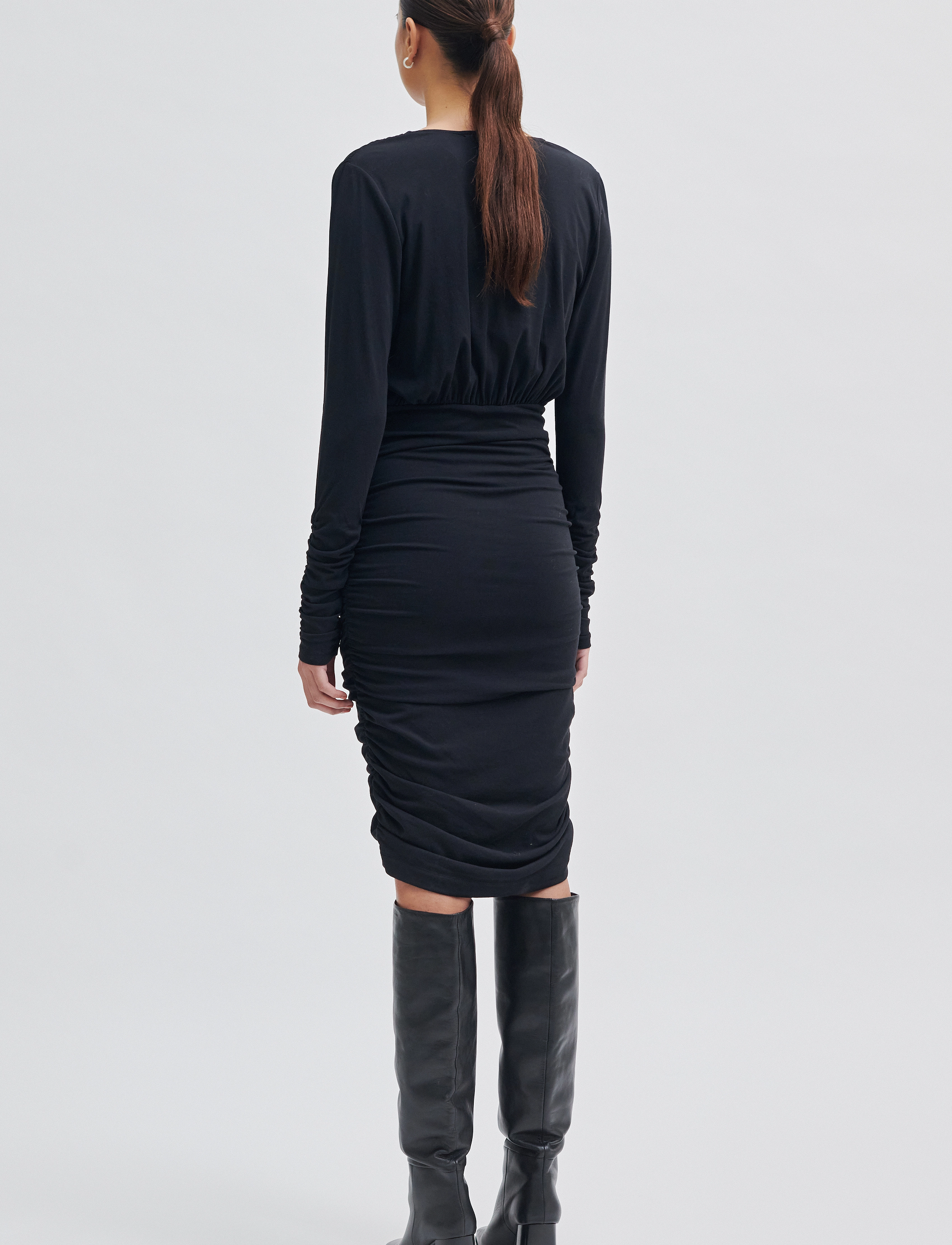 Second Female - Cita Dress - festtøj til outletpriser - black - 5