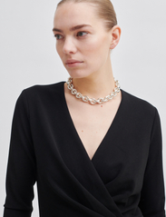 Second Female - Kos Short Dress - feestelijke kleding voor outlet-prijzen - black - 4