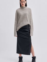 Second Female - Seema Skirt - midi kjolar - black - 1