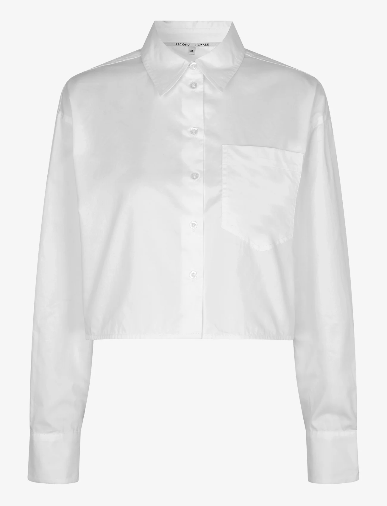 Second Female - Charm Shirt - langermede skjorter - white - 0