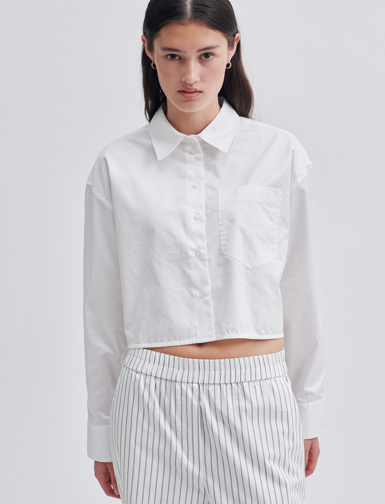 Second Female - Charm Shirt - langærmede skjorter - white - 1