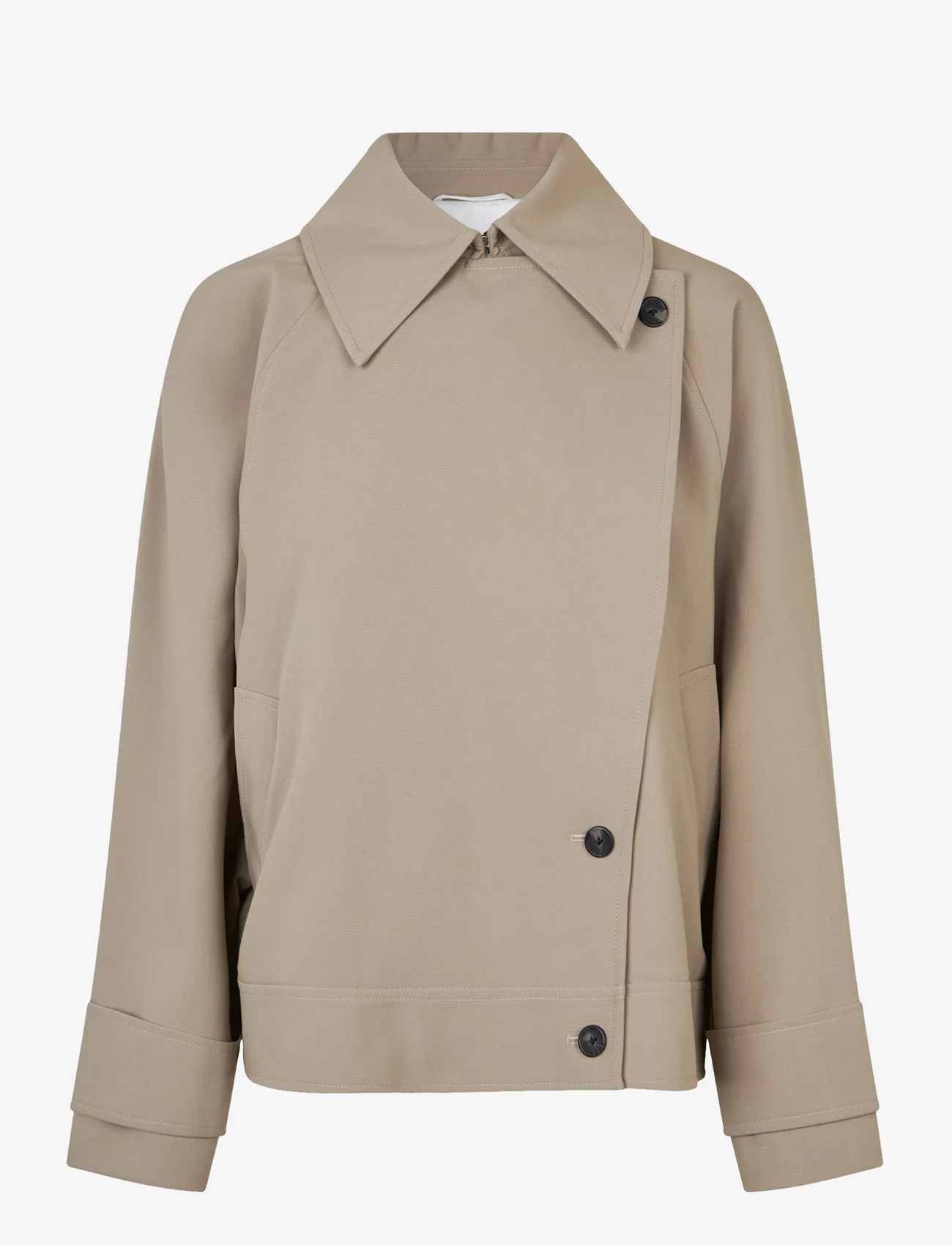 Second Female - Silvia Trench Jacket - spring jackets - roasted cashew - 0