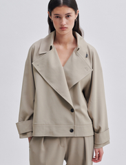 Second Female - Silvia Trench Jacket - spring jackets - roasted cashew - 1