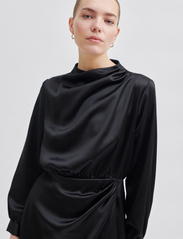 Second Female - Ries Mini Dress - sukienki krótkie - black - 4