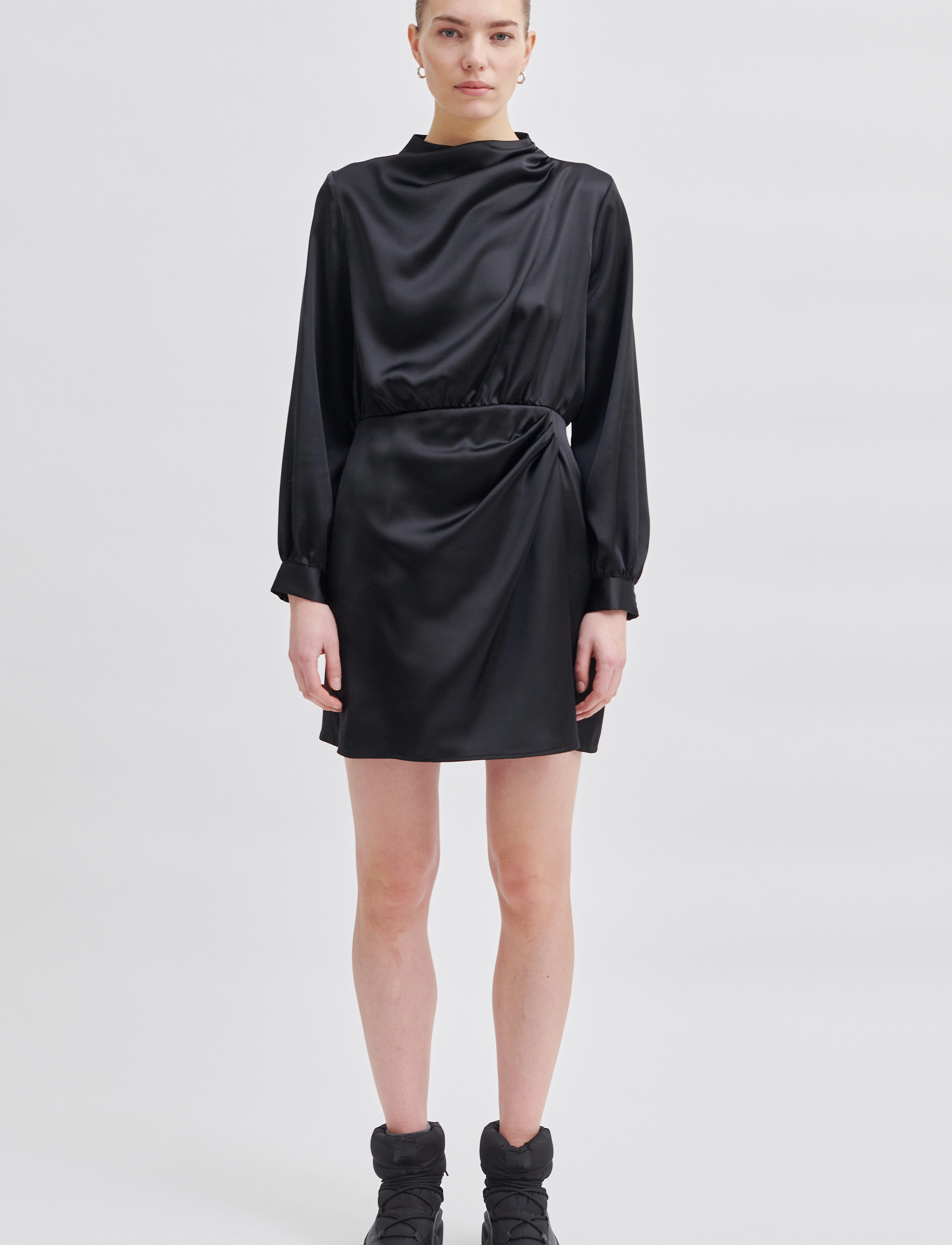 Second Female - Ries Mini Dress - black - 5
