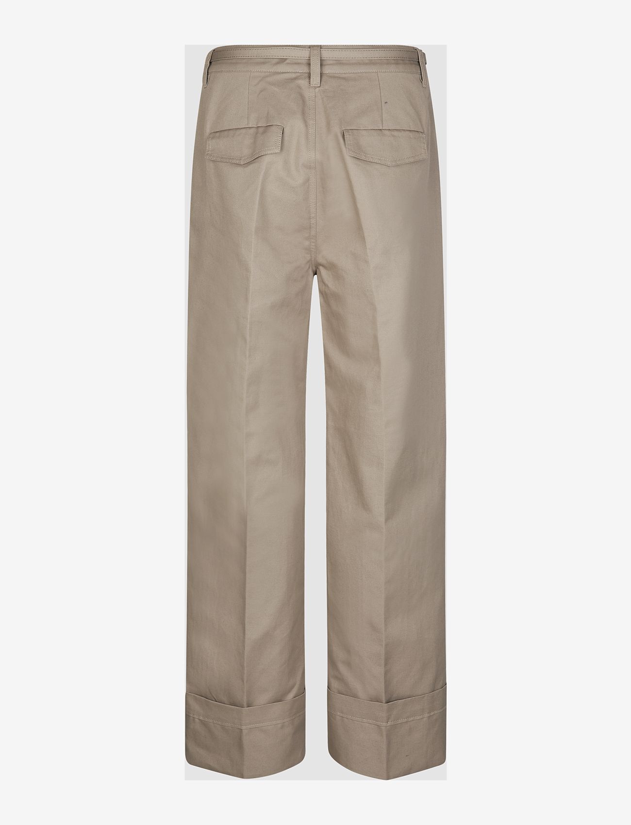 Second Female - Wallie Long Trousers - linnebyxor - roasted cashew - 2