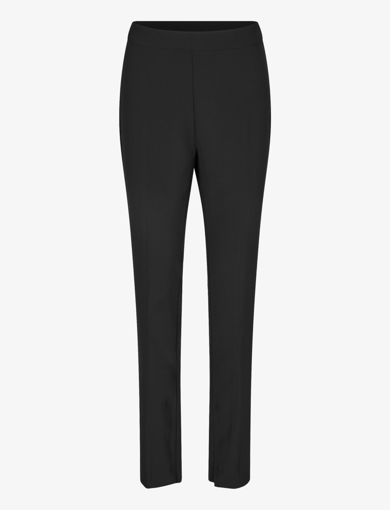 Second Female Fique Zip Trousers - Kleidung - BLACK / black
