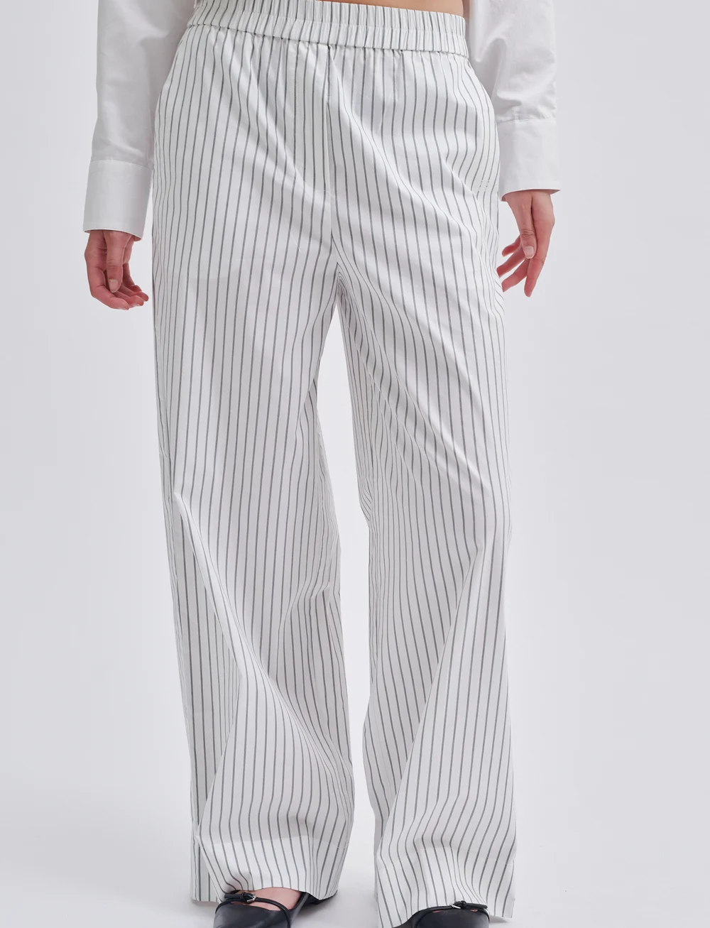 Second Female - Soalon Trousers - hosen mit weitem bein - black - 3