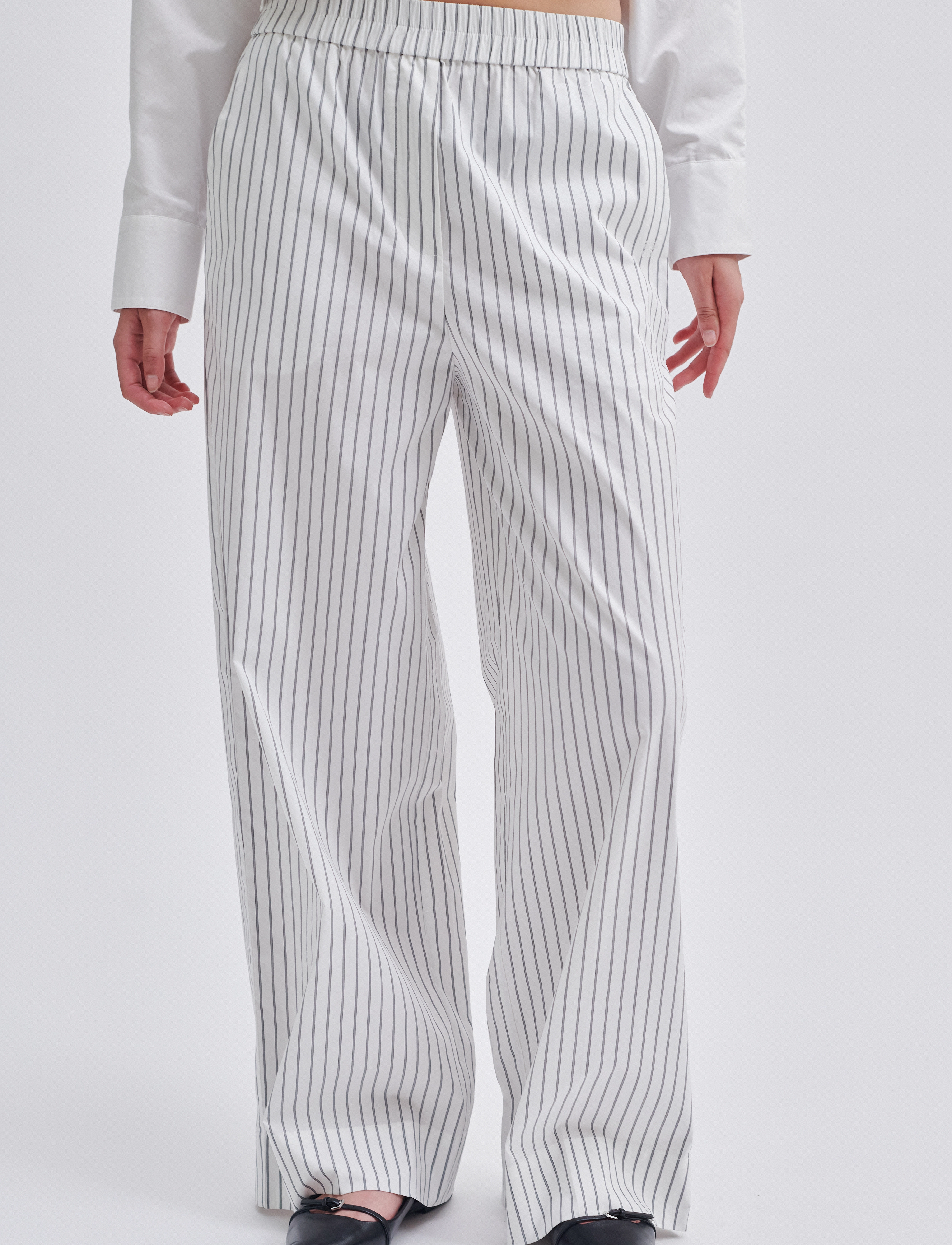 Second Female - Soalon Trousers - hosen mit weitem bein - black - 3