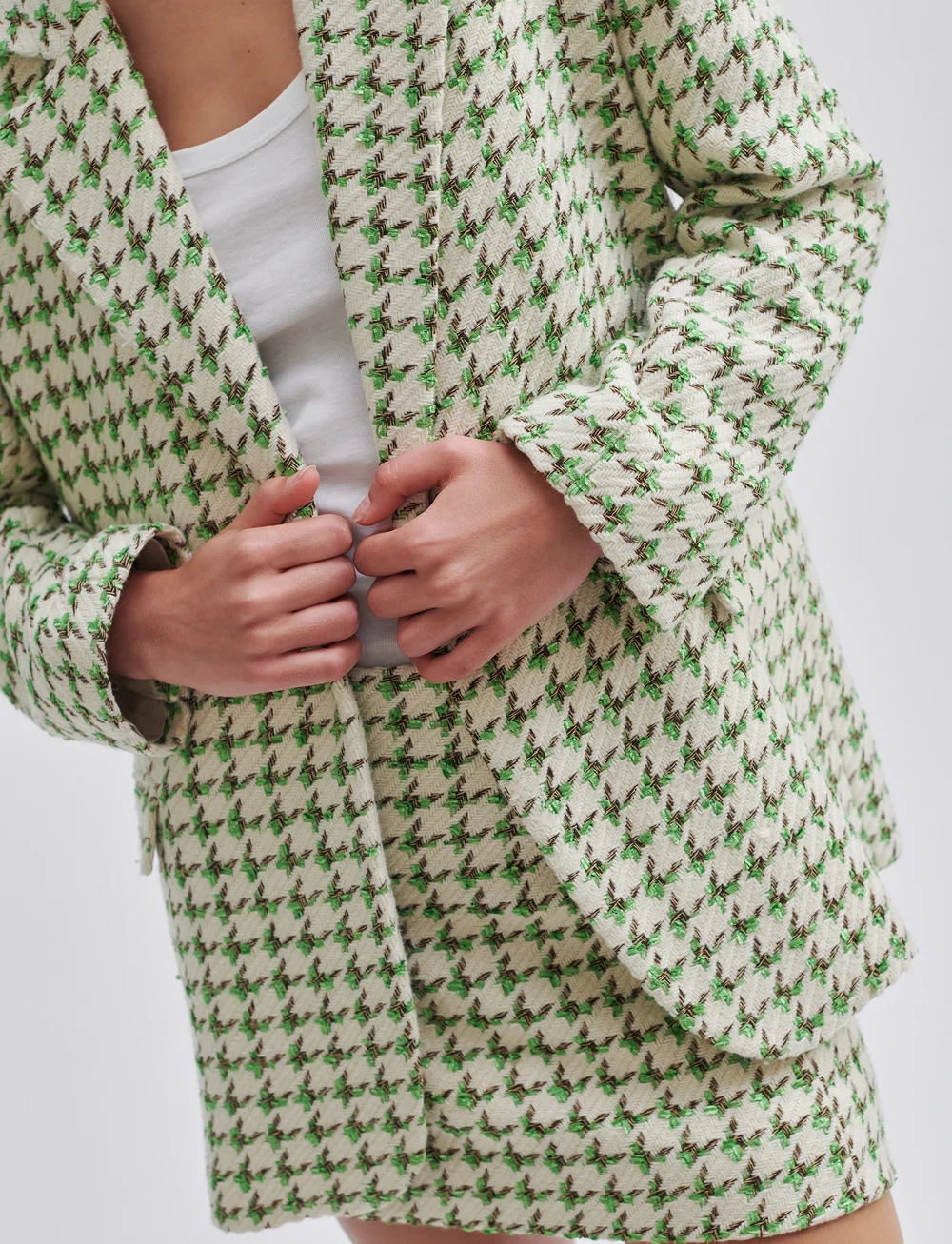 Second Female - Ville Blazer - Ühes joones nööpidega bleiserid - french oak - 3