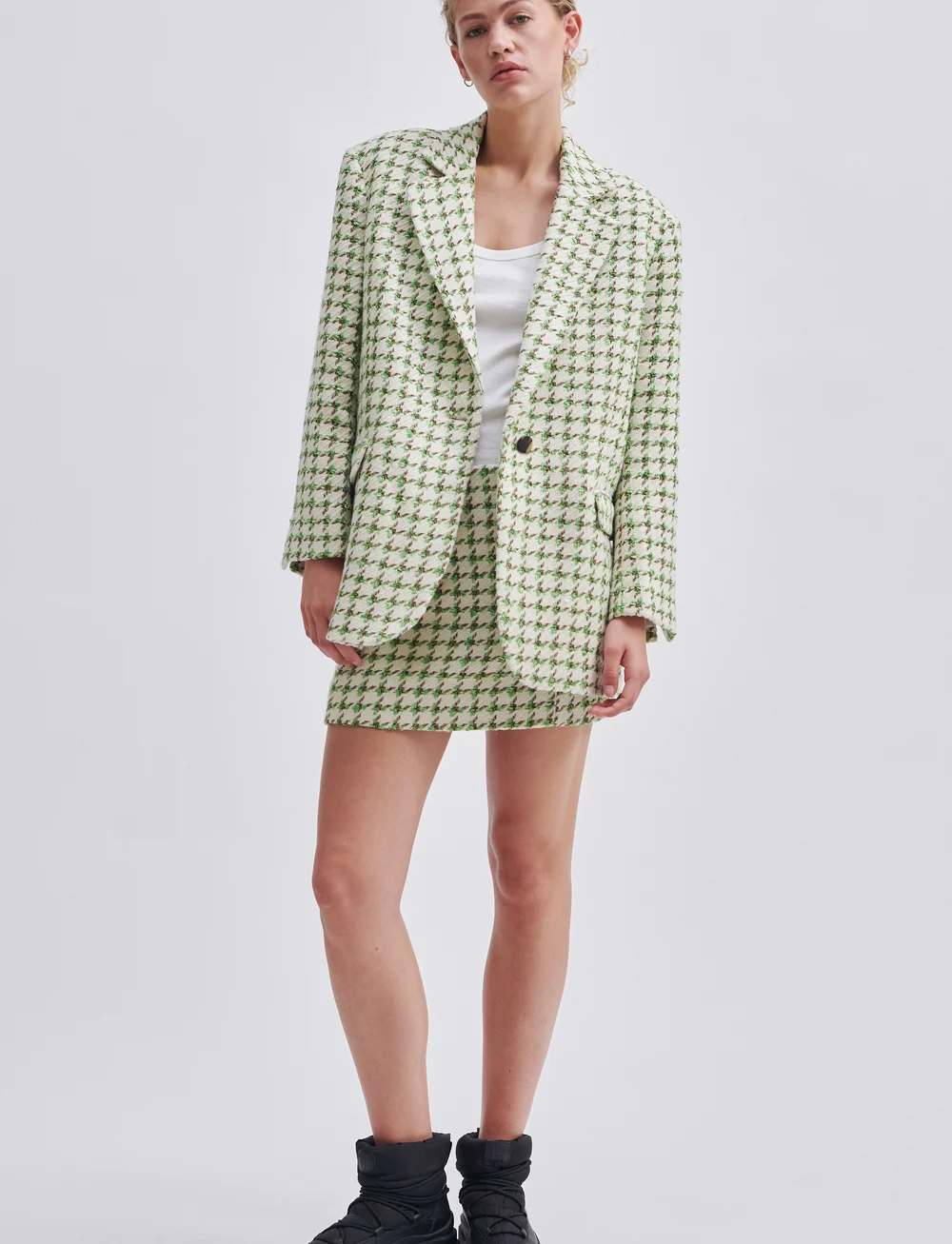 Second Female - Ville Blazer - Ühes joones nööpidega bleiserid - french oak - 4