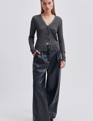 Second Female - Ysali Knit Cardigan - cardigans - black - 3