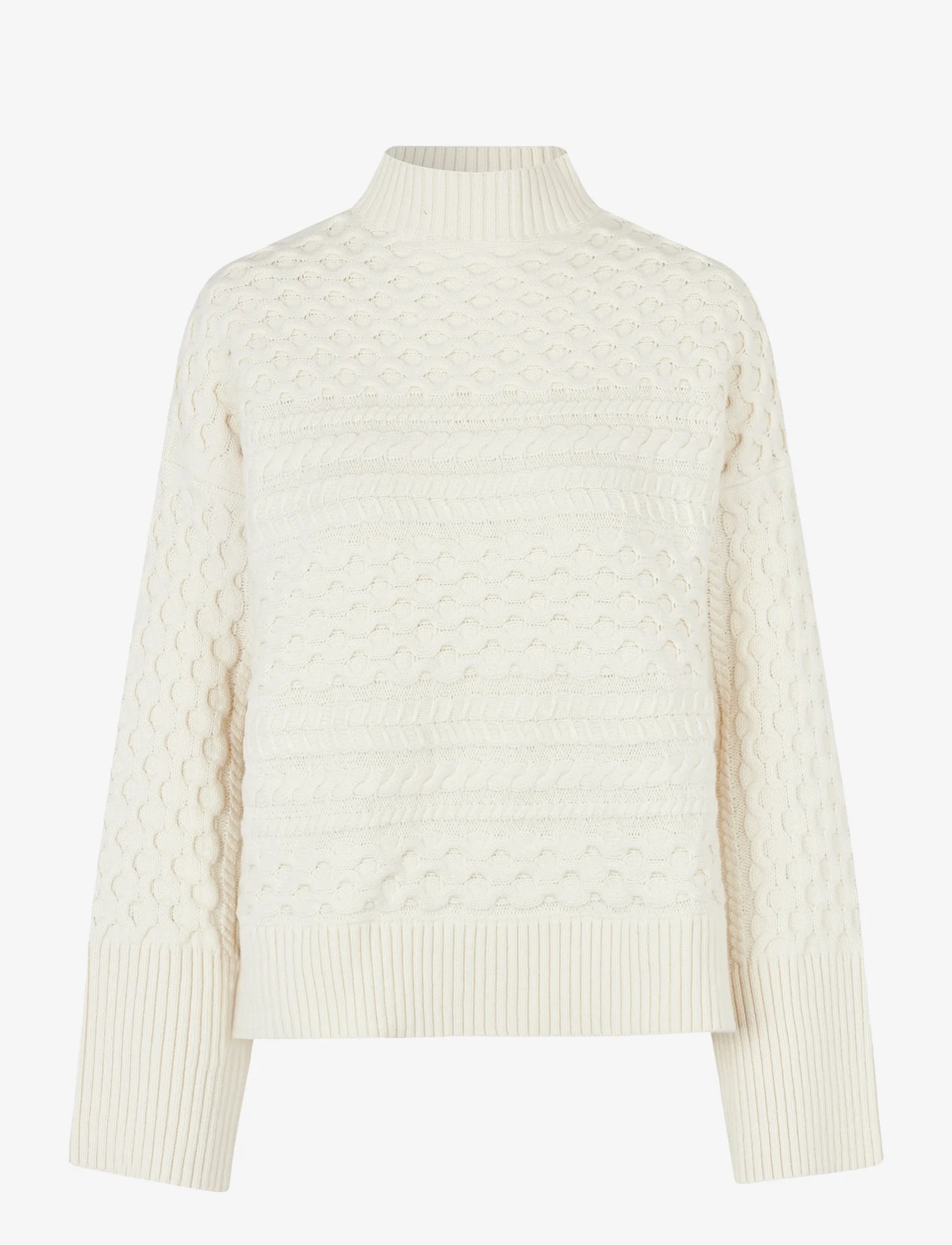 Second Female - Glava Knit T-Neck - pullover - vaporous white - 0