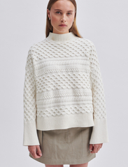 Second Female - Glava Knit T-Neck - pullover - vaporous white - 1