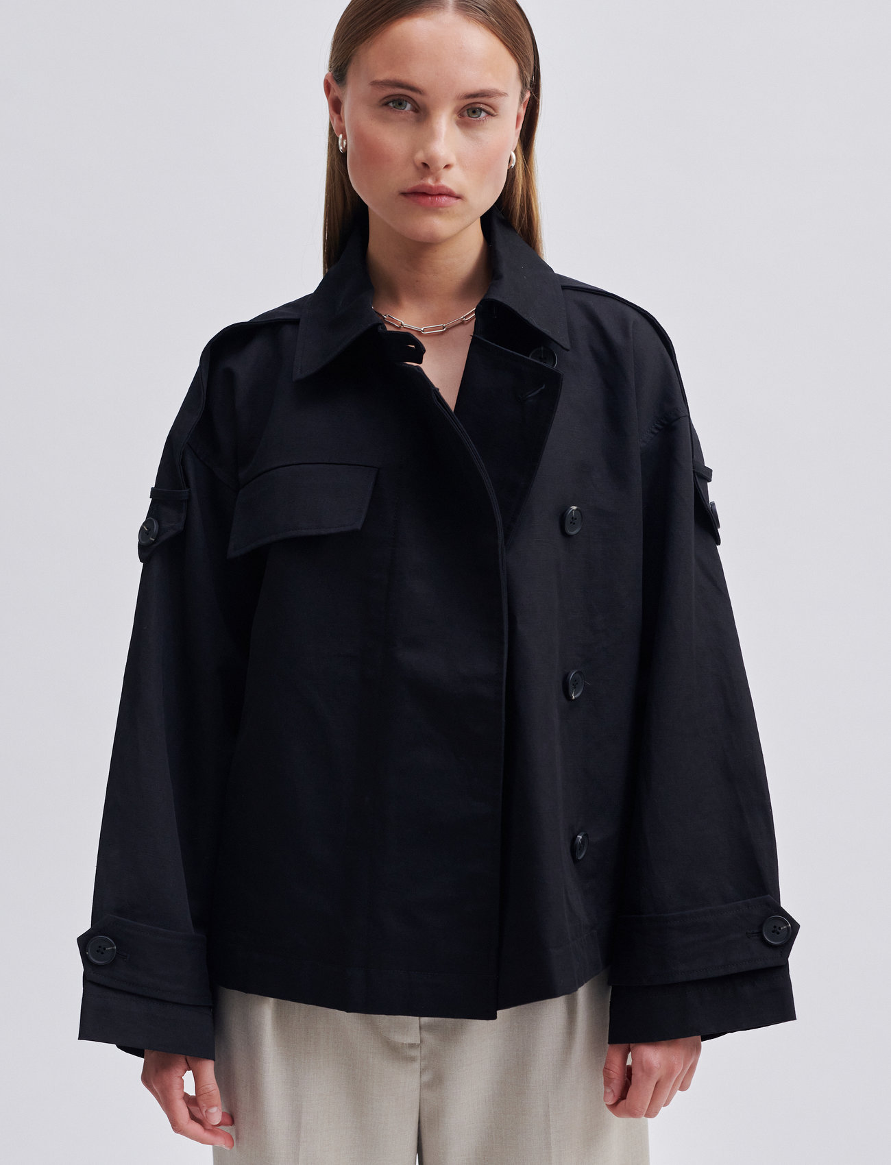 Second Female - Wallie Short Jacket - lentejassen - black - 1
