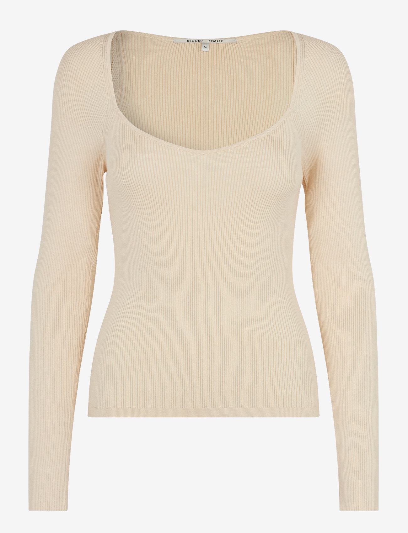 Second Female - Solia Knit V-Neck - french oak - 0