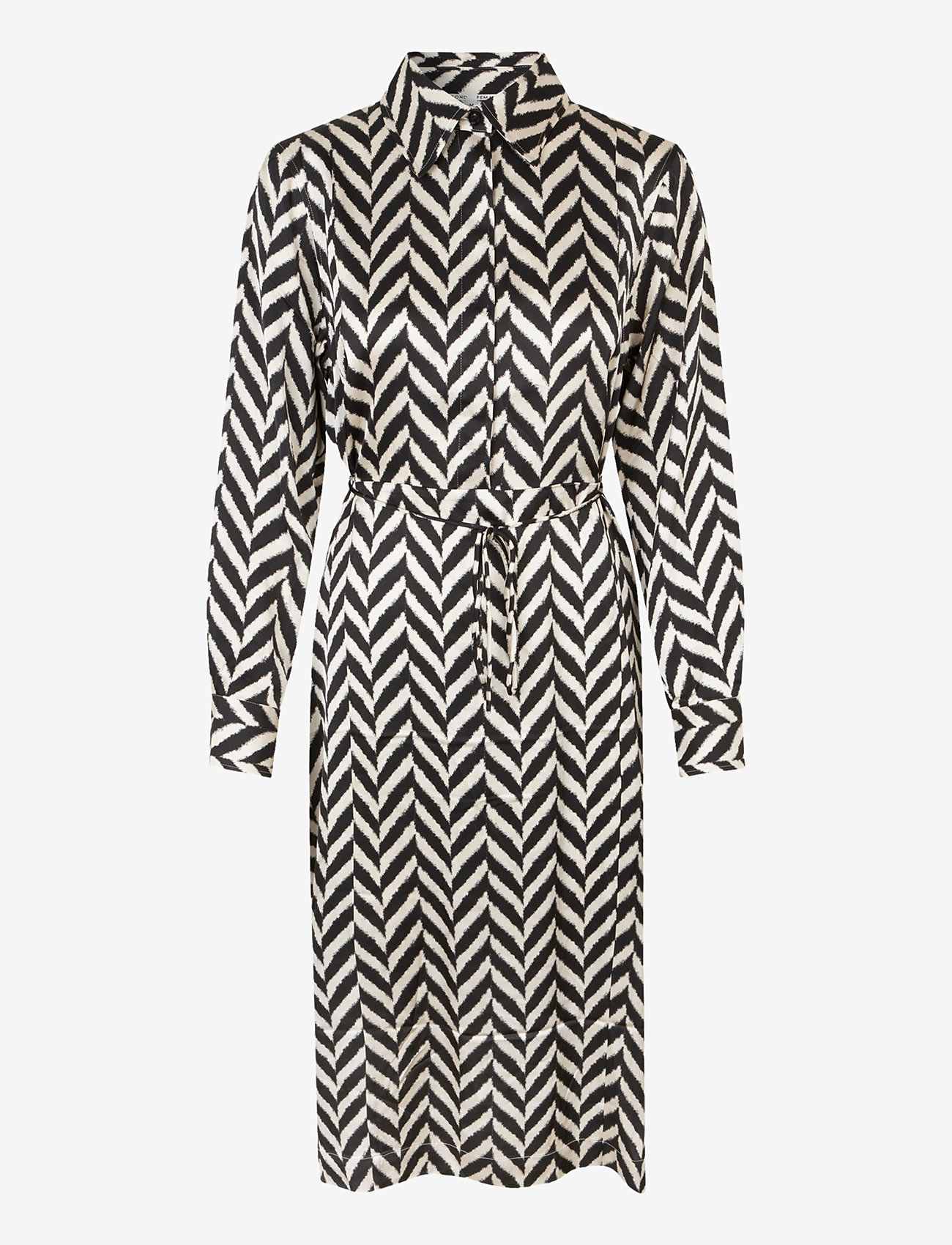 Second Female - Ashlen Dress - skjortekjoler - black - 1