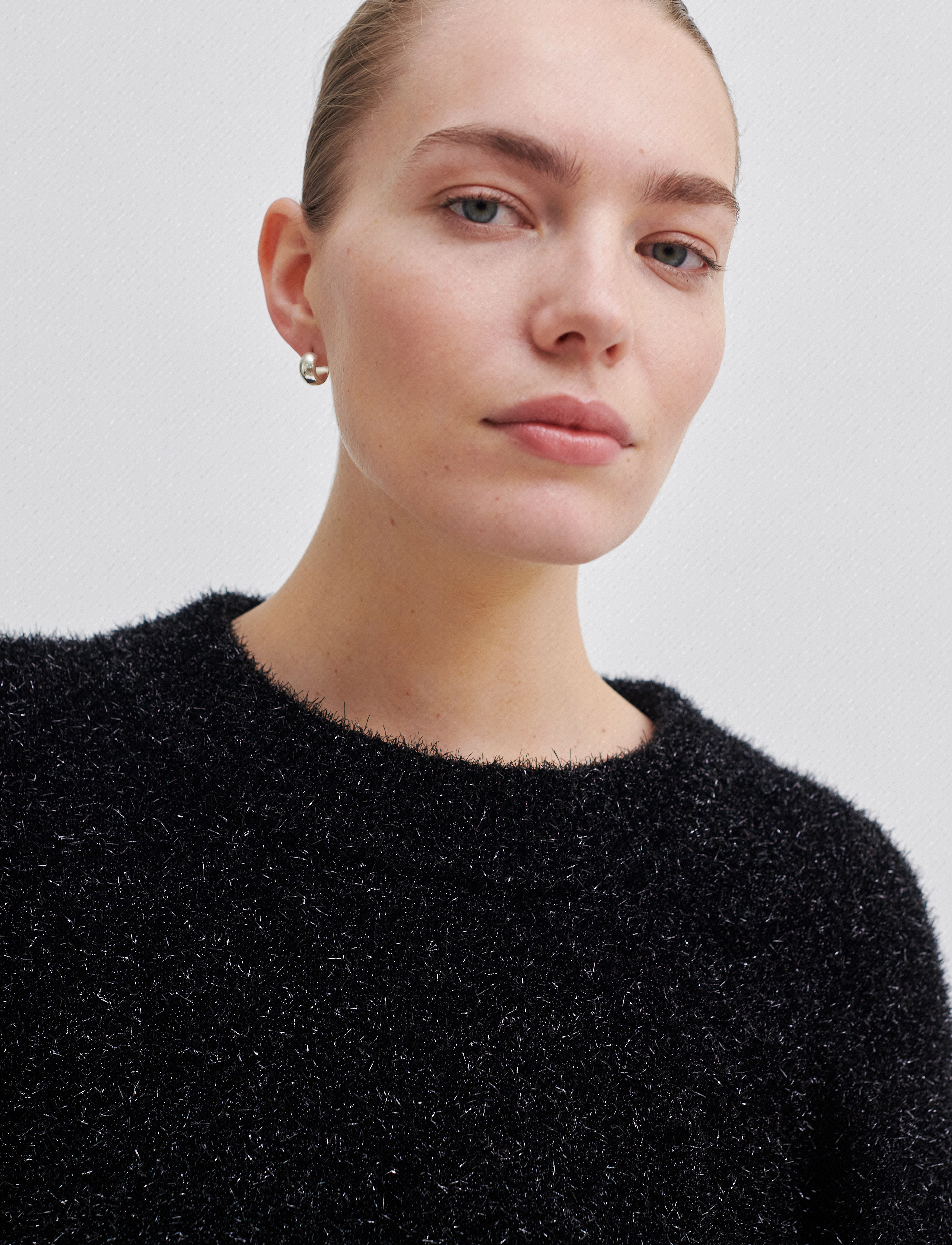 Second Female - Lamilla Knit O-Neck - black - 2