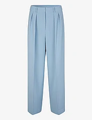 Second Female - Fique Tailored Trousers - plačios kelnės - ashley blue - 0