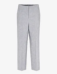 Second Female - Evali Classic Trousers - bikses ar taisnām starām - light grey melange - 0