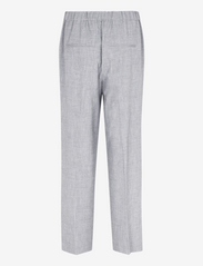 Second Female - Evali Classic Trousers - bikses ar taisnām starām - light grey melange - 1