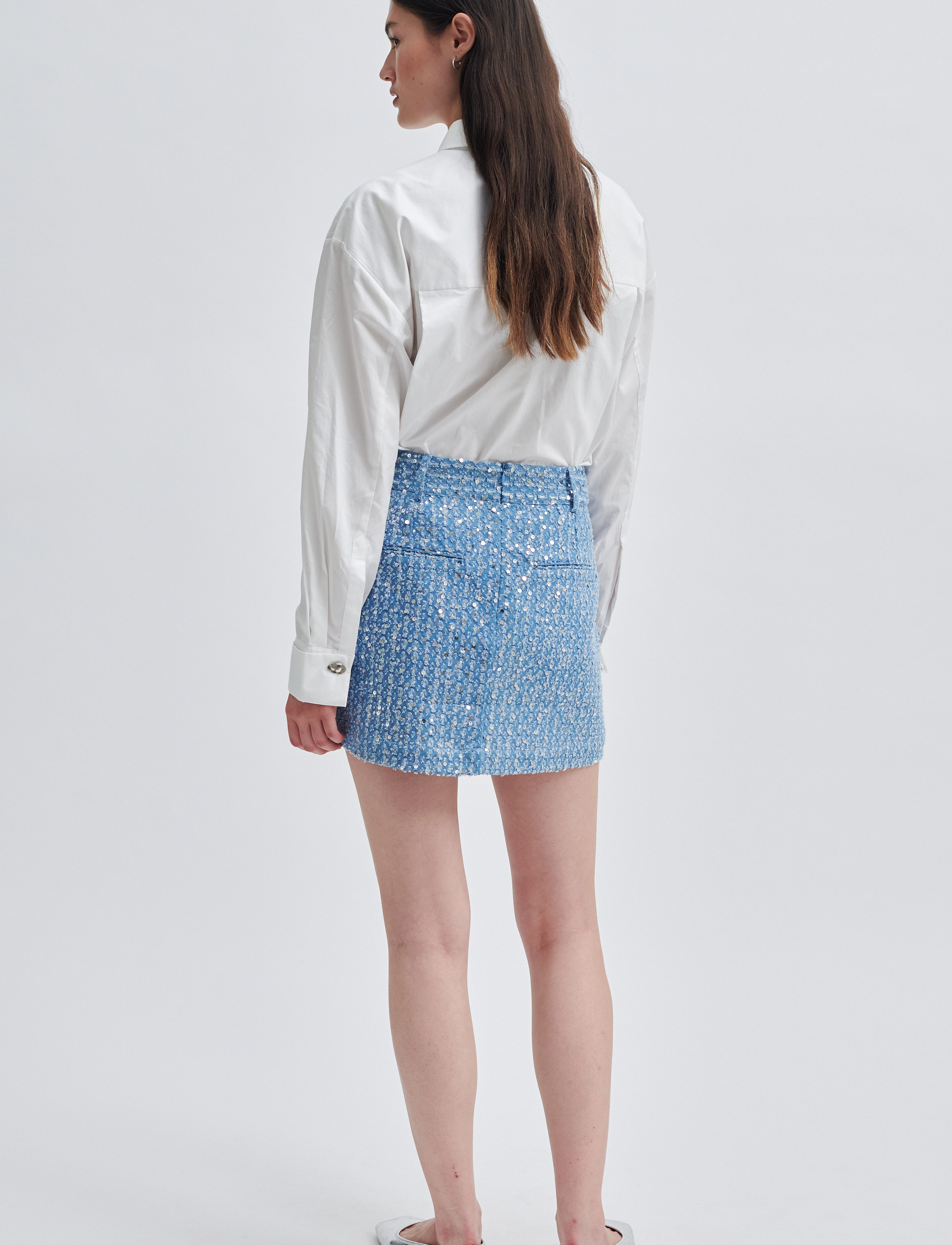 Second Female - Lemara Skirt - denim blue - 5