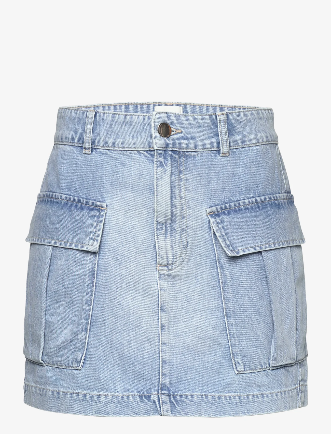 Second Female - Dustine Mini Skirt - short skirts - denim blue - 0