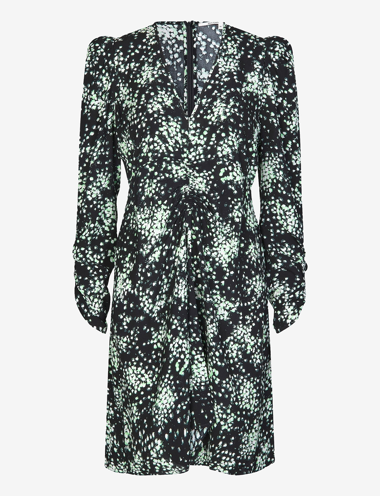 Second Female - Monial Short Dress - korte kjoler - pistachio green - 0