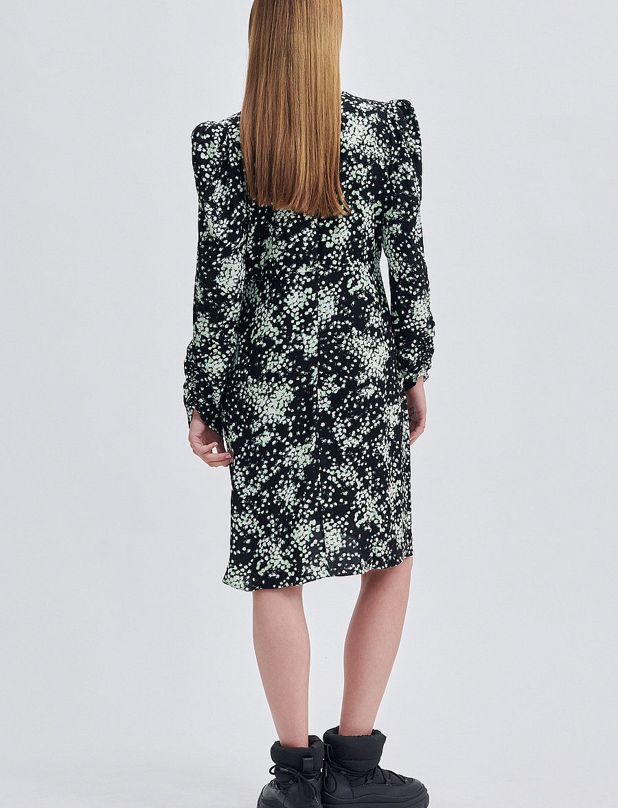 Second Female - Monial Short Dress - kurze kleider - pistachio green - 2