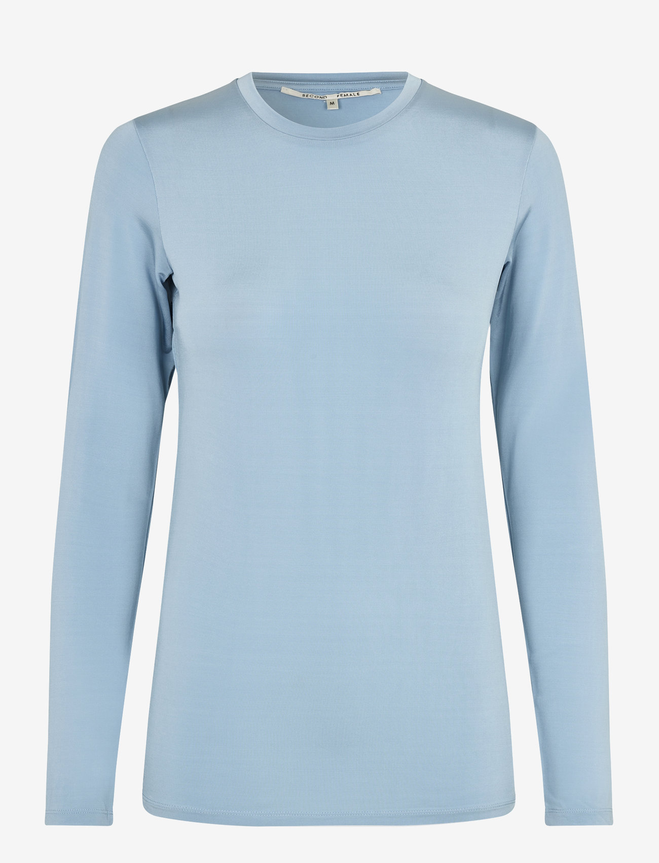 Second Female - Callia O-Neck Tee - ashley blue - 1