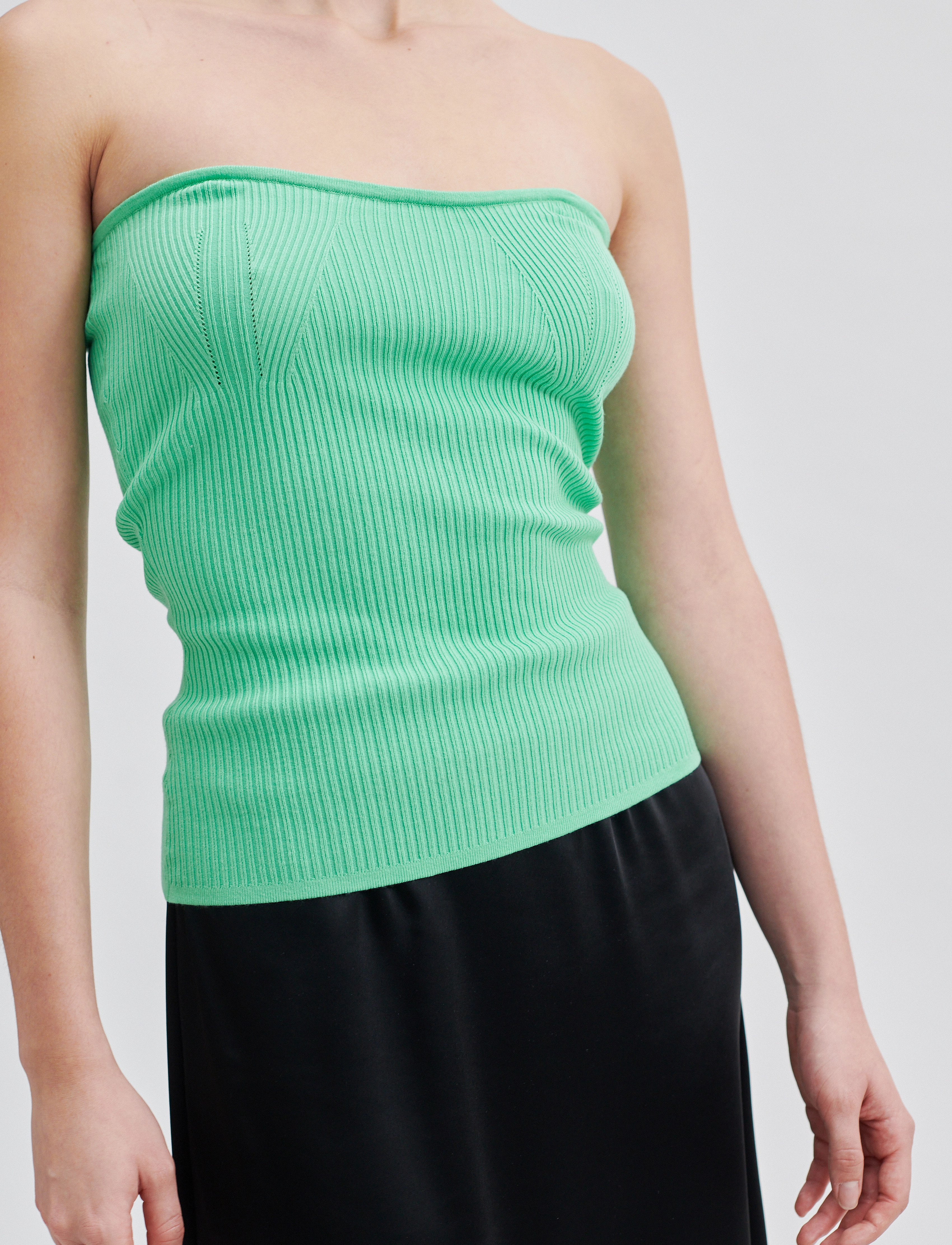 Second Female - Odile Maxi Skirt - satinröcke - black - 3
