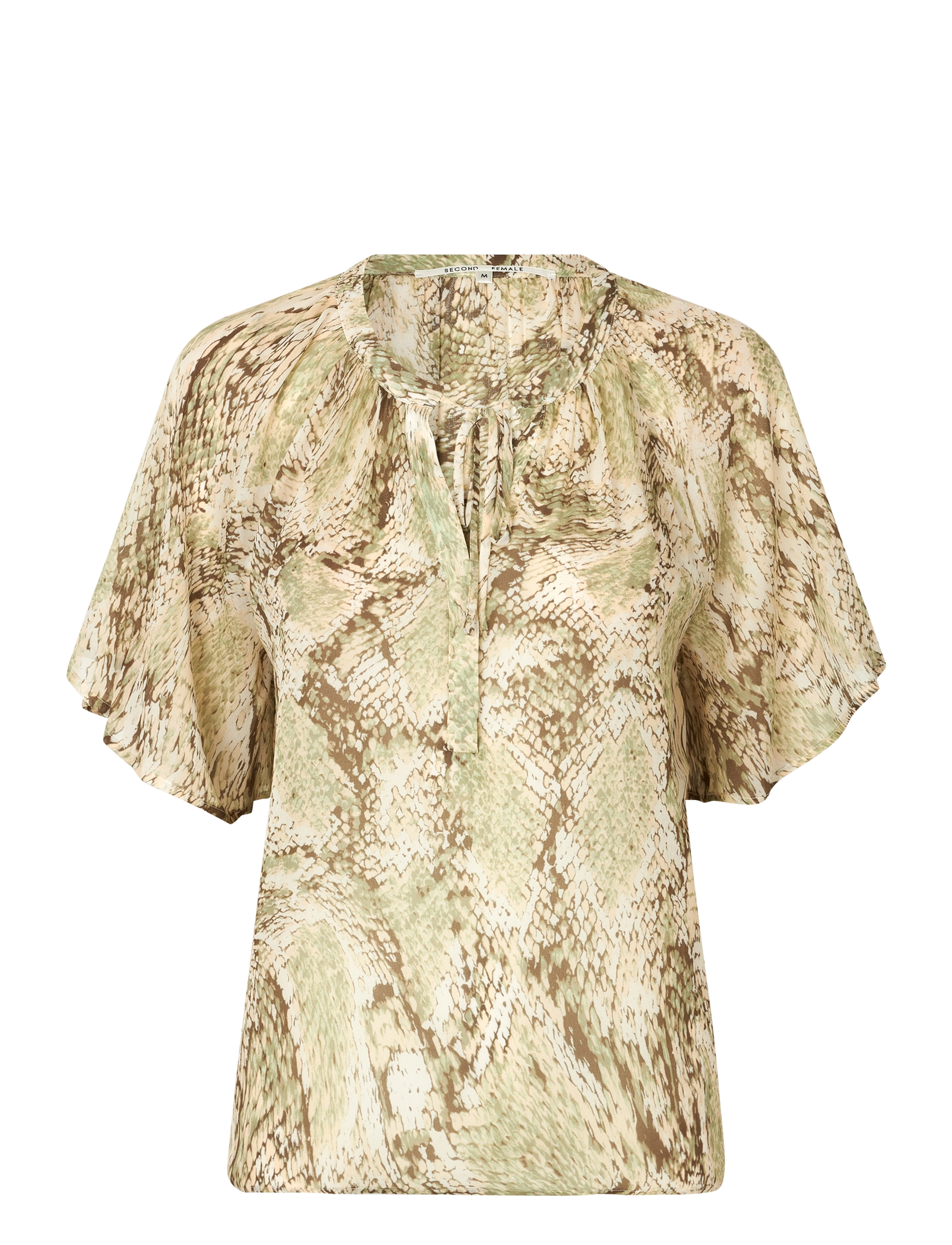 SECOND Damen Relia Bluse Grün - M - Damen