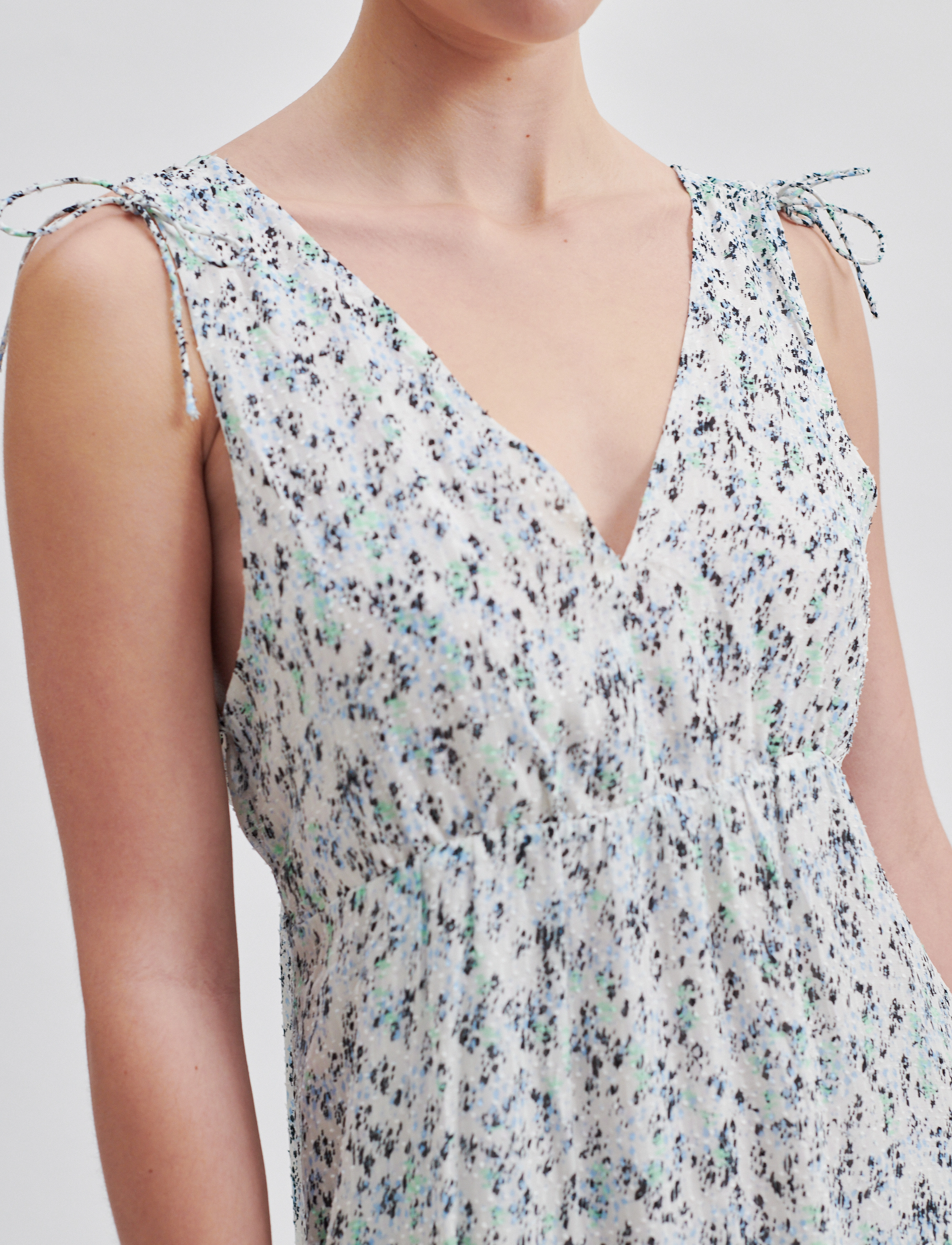 Second Female - Elle Maxi Dress - garas kleitas - alaskan blue - 3