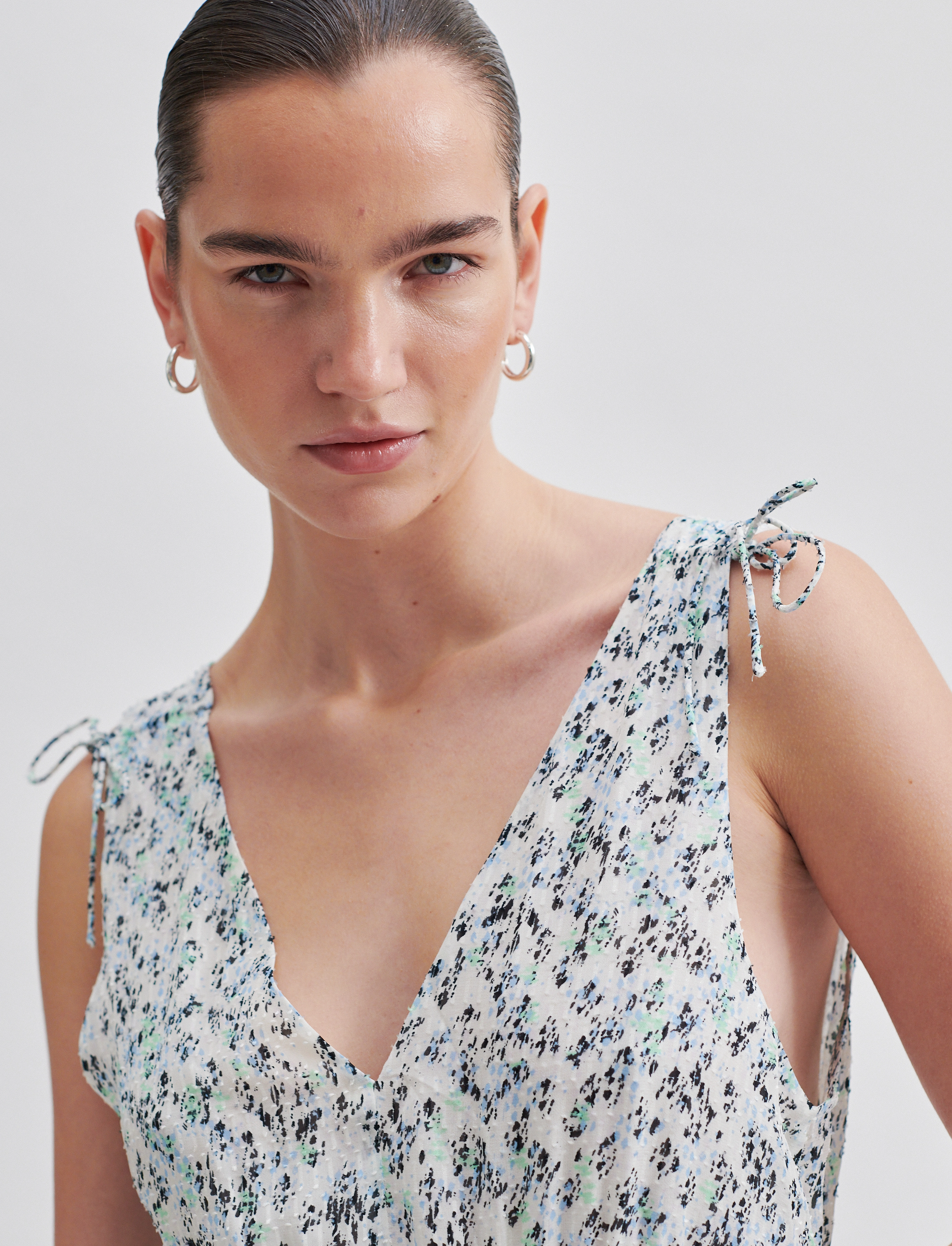 Second Female - Elle Maxi Dress - garas kleitas - alaskan blue - 4