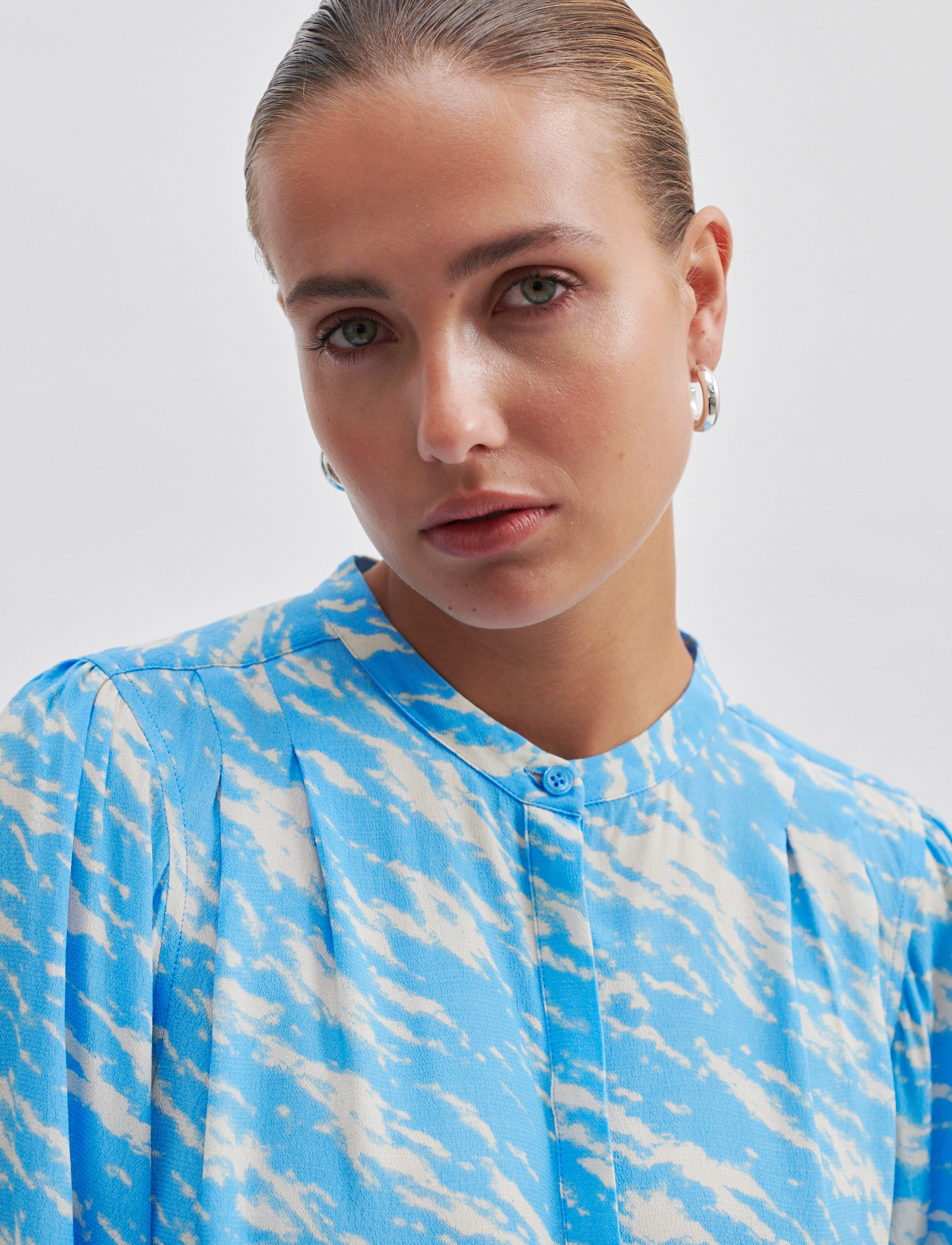 Second Female - Corbett Shirt - pitkähihaiset puserot - alaskan blue - 3
