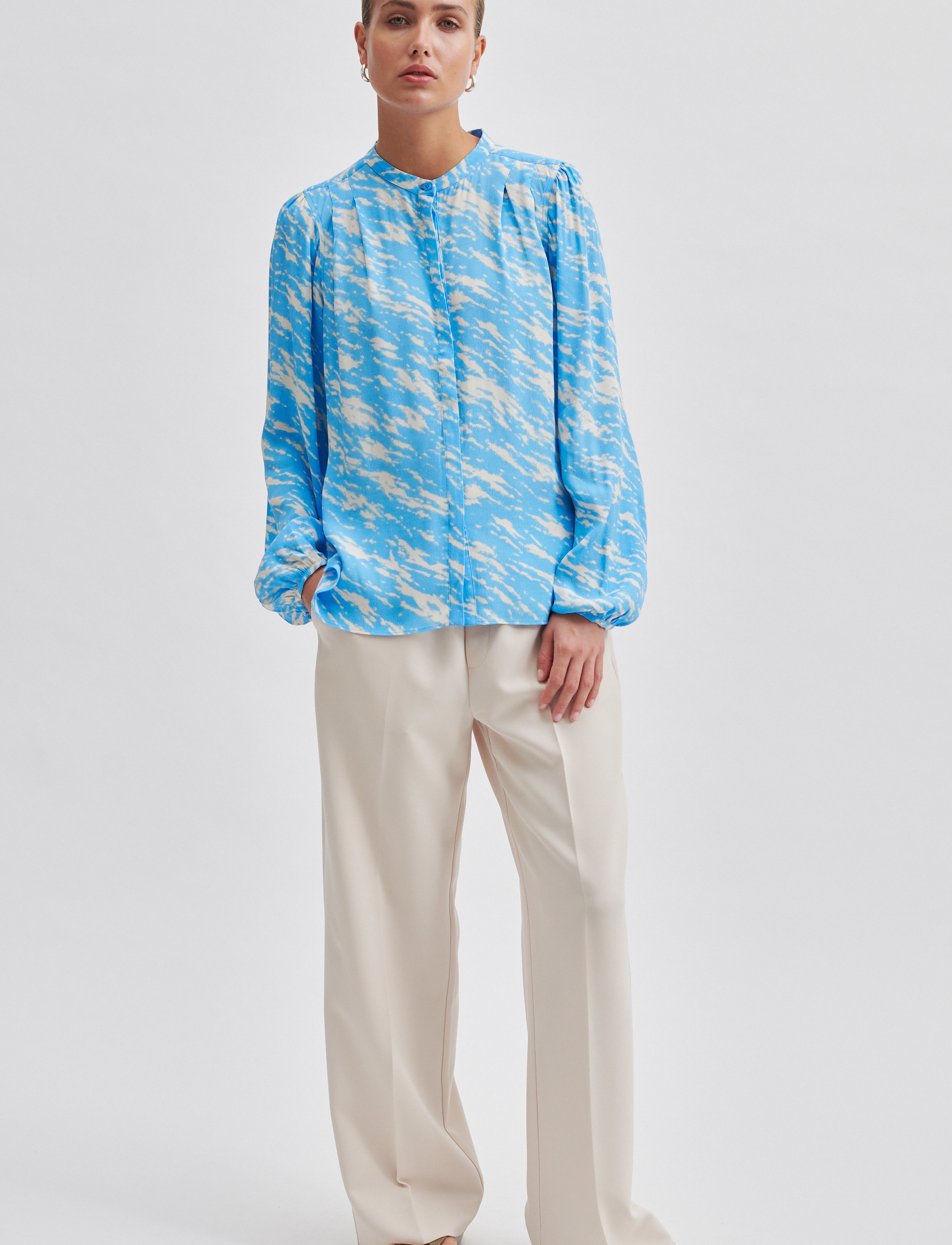 Second Female - Corbett Shirt - pitkähihaiset puserot - alaskan blue - 5
