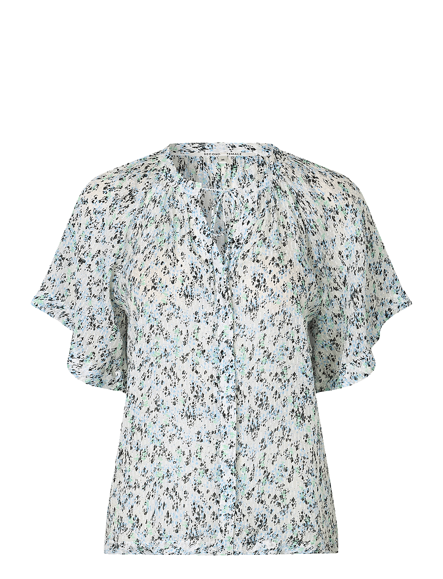 Second Female - Elle Shirt - kortærmede bluser - alaskan blue - 1