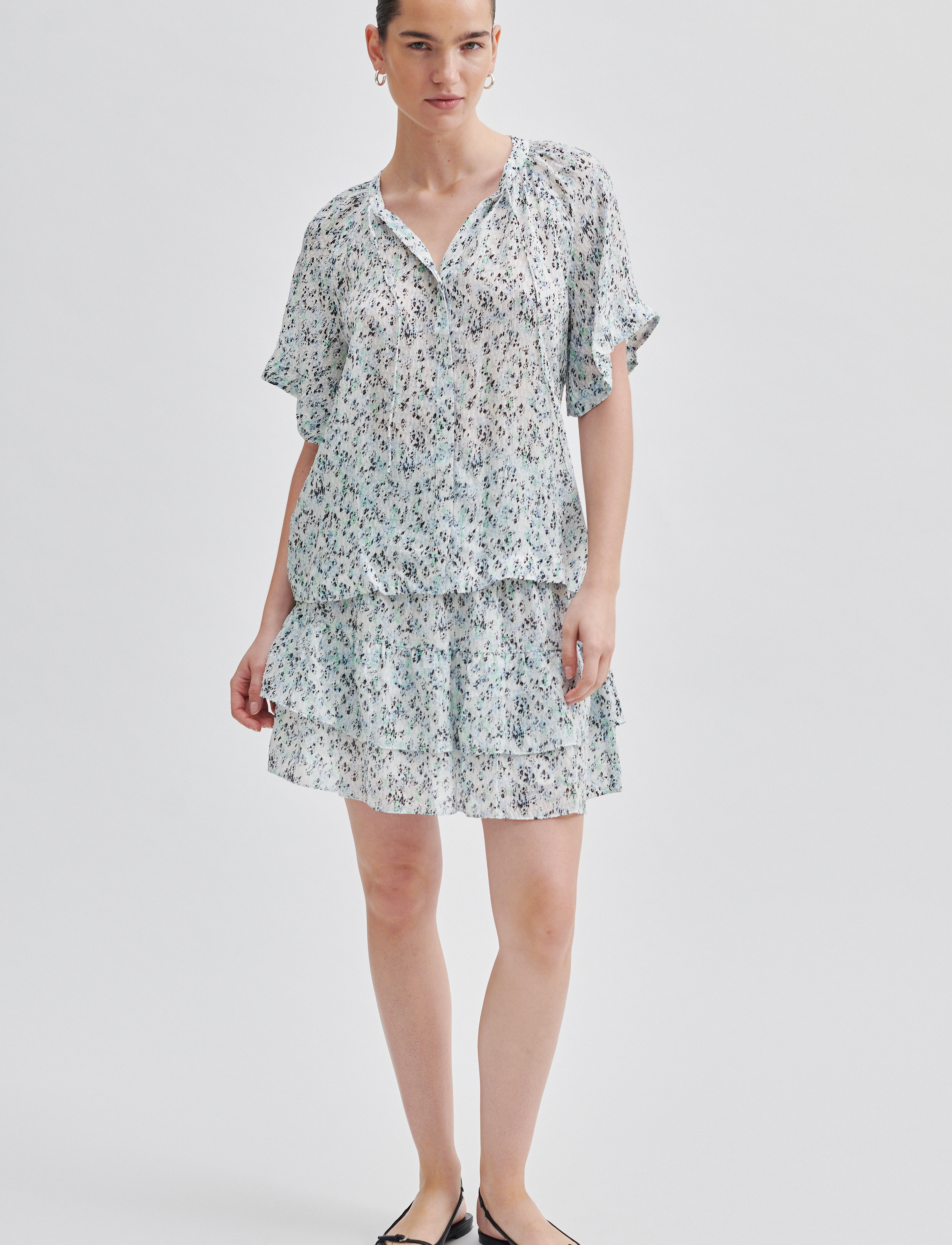 Second Female - Elle Shirt - kortærmede bluser - alaskan blue - 5