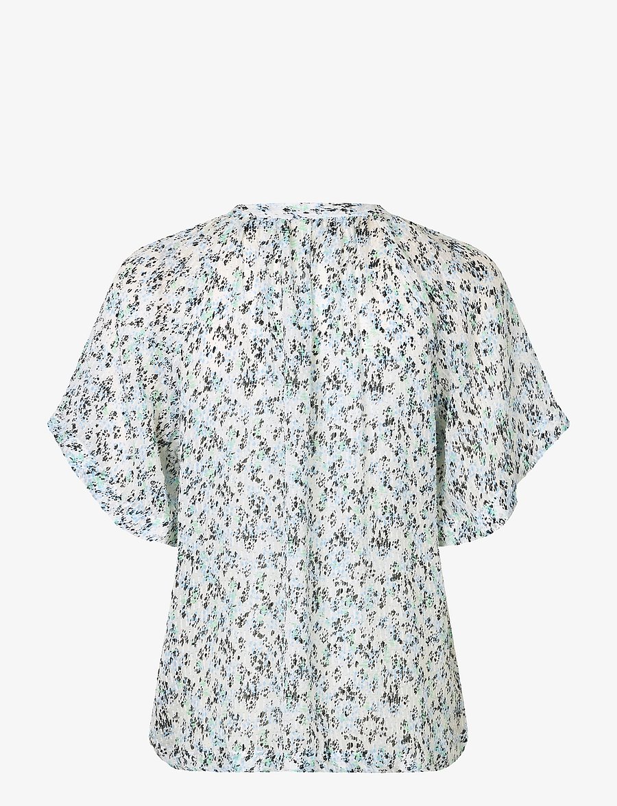 Second Female - Elle Shirt - kortærmede bluser - alaskan blue - 2