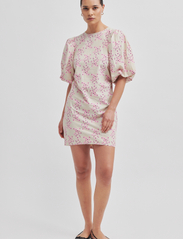Second Female - Claud Mini Dress - party dresses - begonia pink - 3