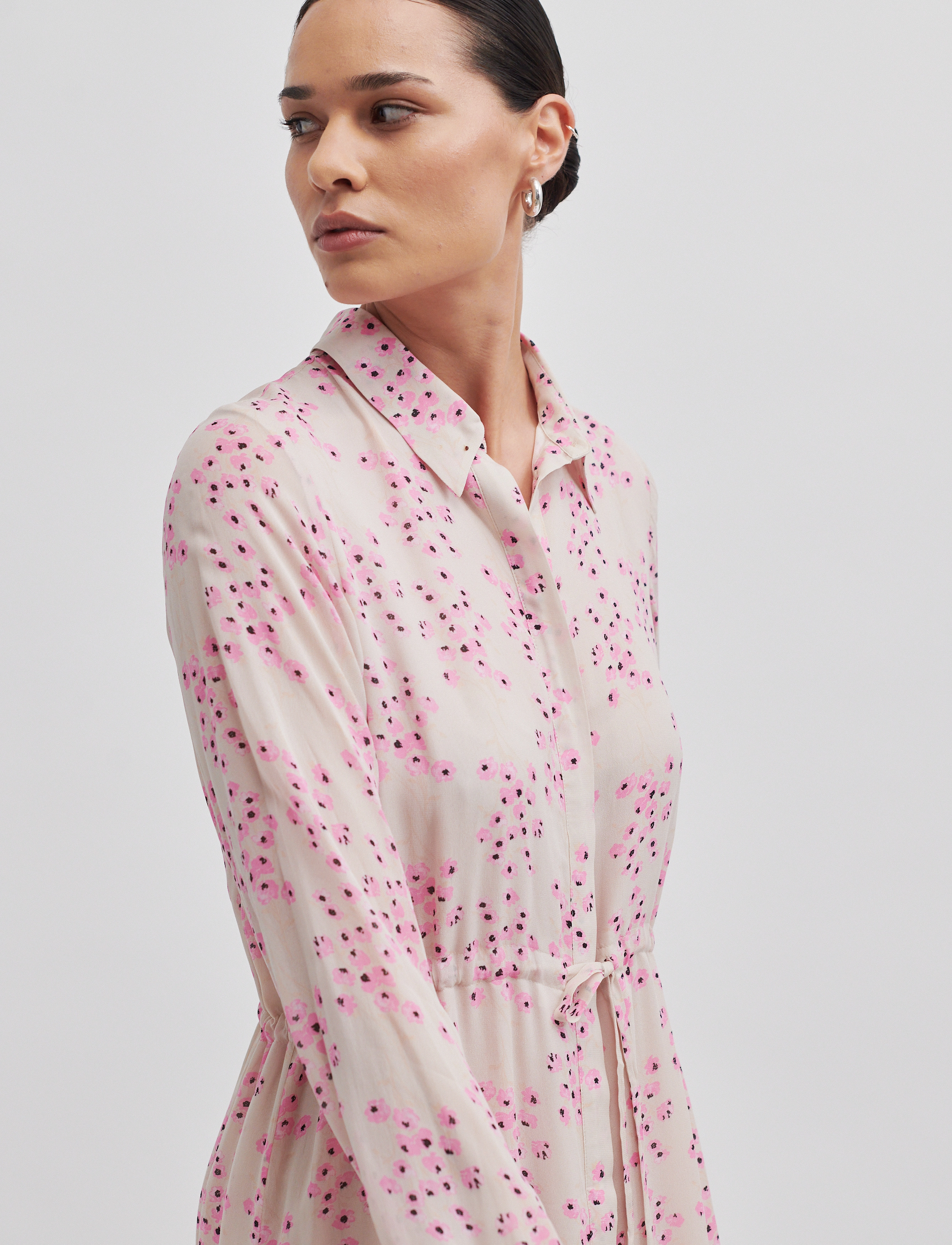 Second Female - Ciloa Dress - skjortekjoler - begonia pink - 3