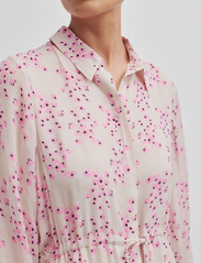 Second Female - Ciloa Dress - skjortklänningar - begonia pink - 4