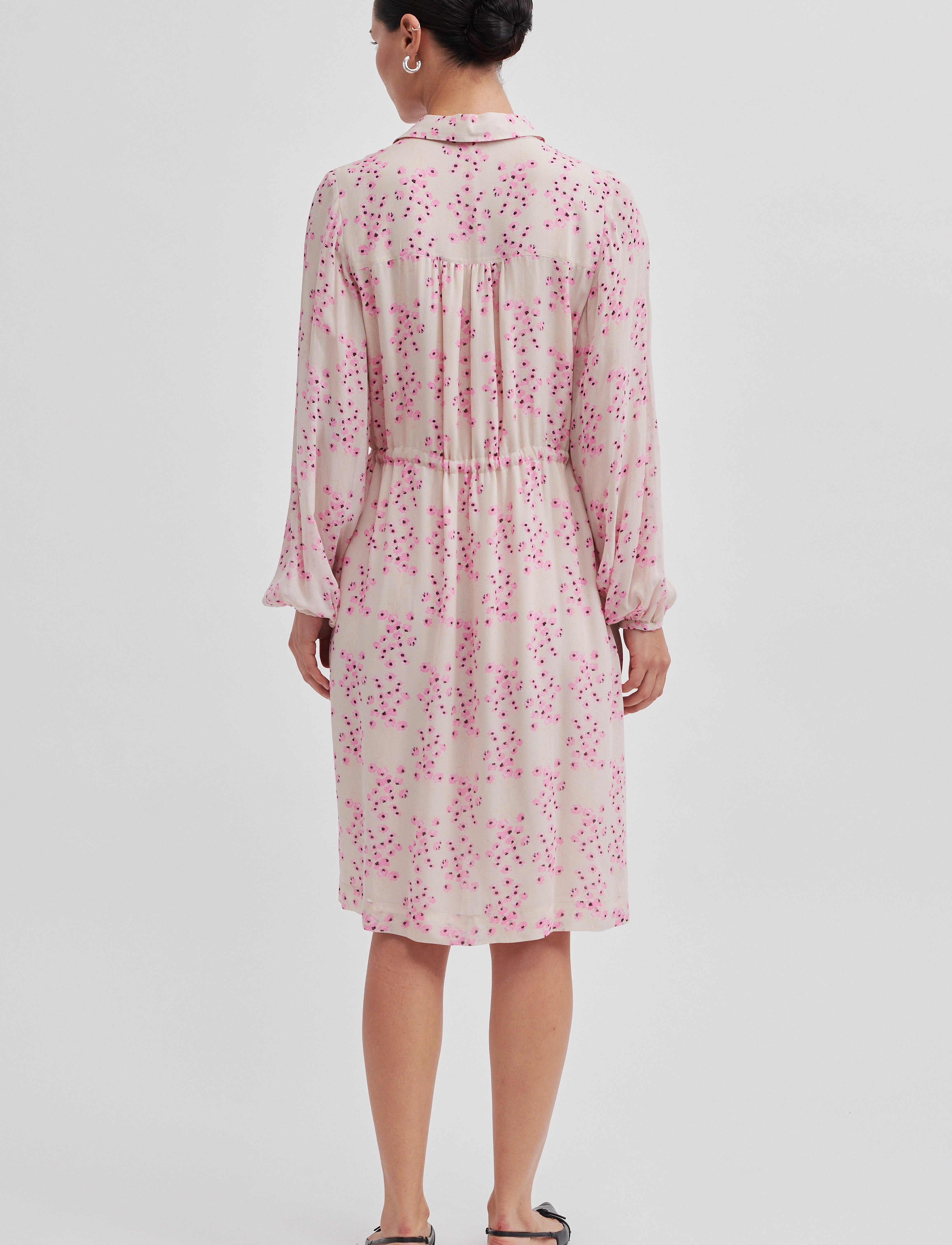 Second Female - Ciloa Dress - skjortekjoler - begonia pink - 5