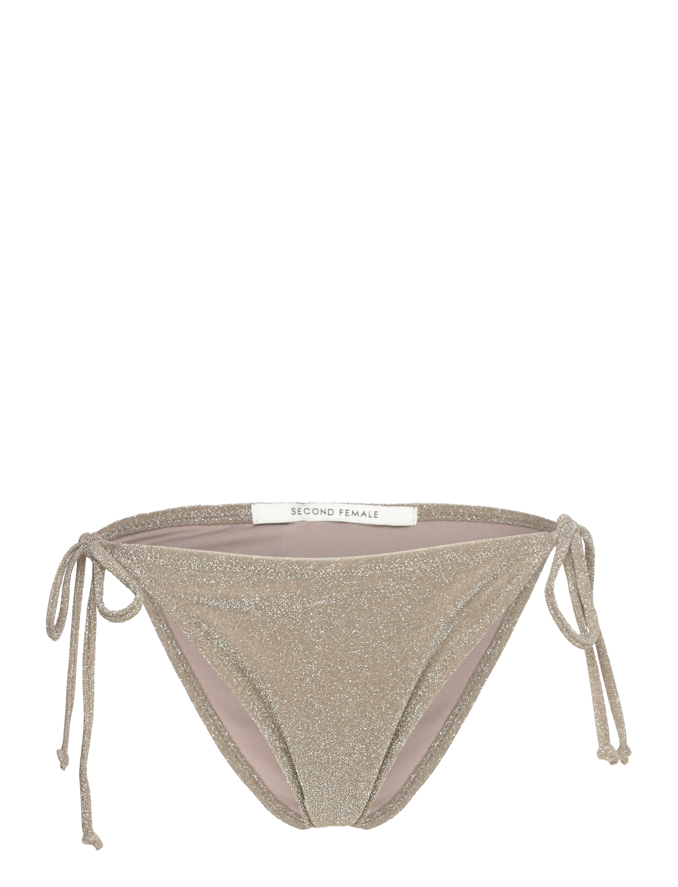 SECOND Damen Glint Bikini Bottom Gold - XL - Damen